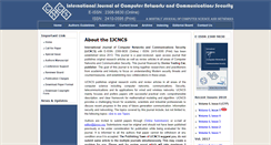 Desktop Screenshot of ijcncs.org
